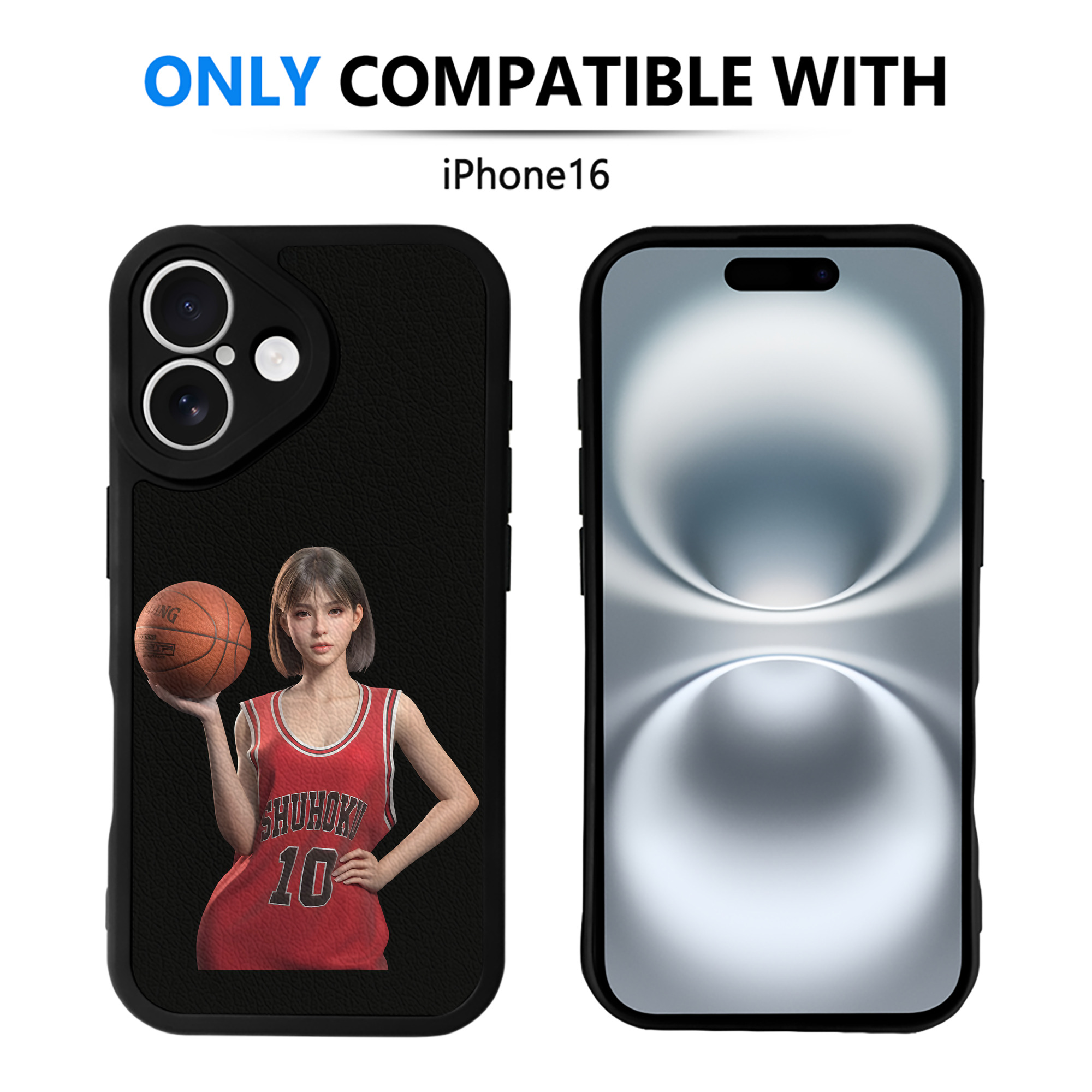（画像用） SLAM DUNK／スラムダンク 【iPhone 16シリーズ対応】シリコンスマホケース（レザー調） 材質：シリコン